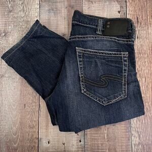 Silver Jeans Eddie EMC Denim Straight Leg 35 x 29 Hemmed READ